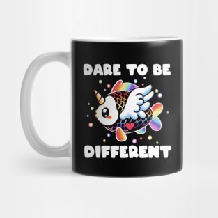 Fishycorn dare to be different Mug